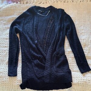 Love Ellie Women's Long Navy Blue Sweater - Stitch Fix